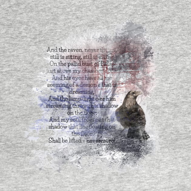 Edgar Allan Poe Poem The Raven by Country Mouse Studio